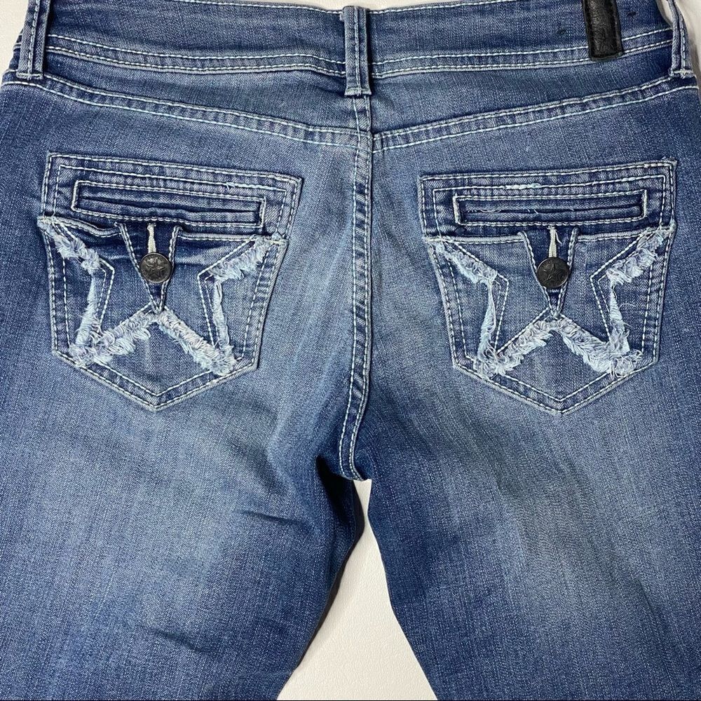 Peoples Liberation | Factory Distressed Denim Crop Jeans